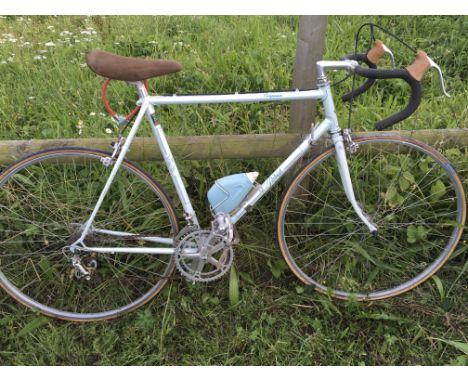 A Vintage Rayleigh Competition bike all original. In good condition tyers are flat but not perished quick release wheels ten 
