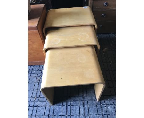 Nest of vintage tables