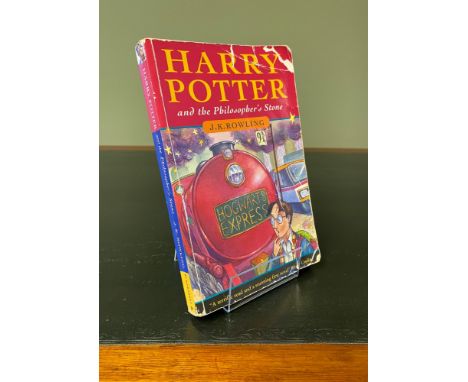 ROWLING, J. K. Harry Potter and the Philosopher's Stone, FIRST EDITION, FIRST ISSUE, paperback, London: Bloomsbury, 1997. Oct