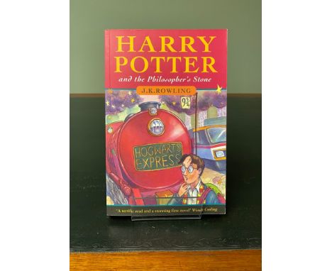 ROWLING, J. K. Harry Potter and the Philosopher's Stone, FIRST EDITION, FIRST ISSUE, paperback, London: Bloomsbury, 1997. Oct