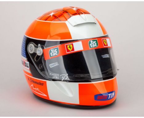 Own a piece of Formula 1 history with this signed replica helmet commemorating Michael Schumacher’s unforgettable performance