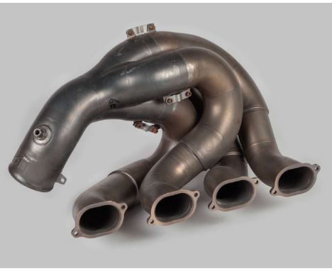 Red Bull Racing 2010 RB6 Race Used Exhaust Bank, powered by the iconic Renault V8 engine.&nbsp;The RB6 represents Red Bull Ra