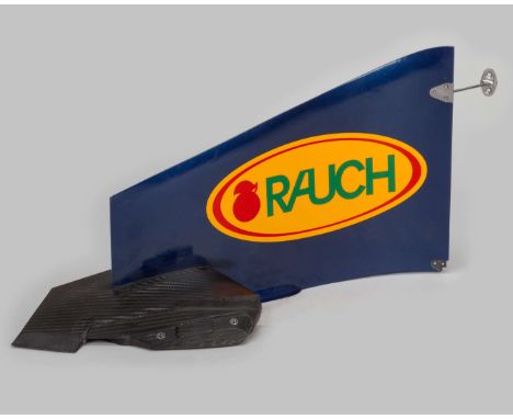 This Red Bull Racing 2010 RB6 Race Used Barge Board, features the distinctive Rauch livery.&nbsp;Used on the RB6, designed by