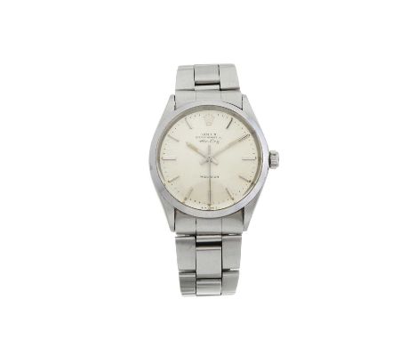 Rolex, a stainless steel Oyster Perpetual Air-King Precision bracelet watch, circa 1972, reference 5500, signed automatic mov