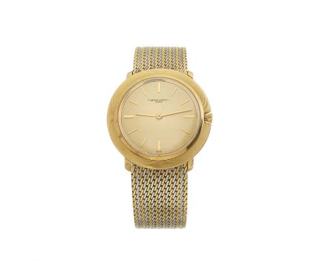 Vacheron Constantin, an 18ct gold Ultra Thin bracelet watch, reference 6335, signed manual wind movement calibre 1003, number