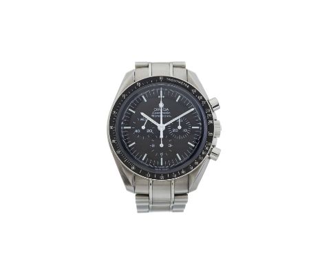 Omega, a stainless steel Speedmaster bracelet watch, reference 311.30.42.30.001.005, signed automatic movement calibre 1861, 
