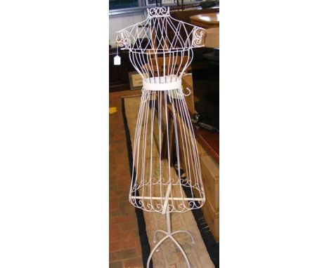 A wire work mannequin 