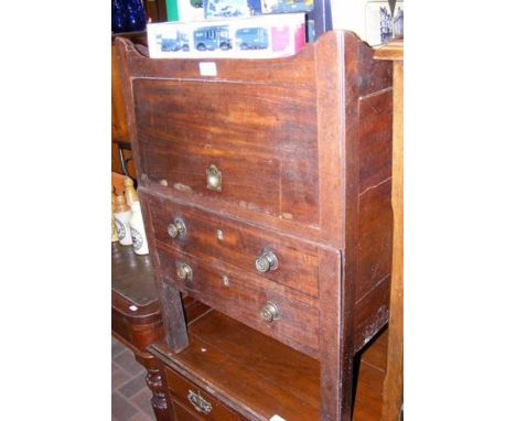 A mahogany commode 