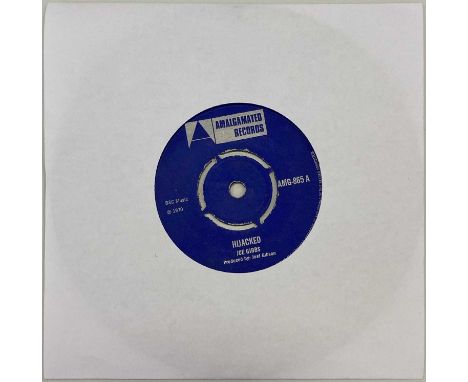 JOE GIBBS - HIJACKED 7" (ORIGINAL UK RELEASE - AMALGAMATED AMG 865). Mayday Mayday, Joe Gibbs has been hijacked(!) but don't 