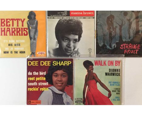 FEMALE SOUL/BLUES/R&amp;B - 60s EU EP RARITIES. Rather splendid bundle of 5 x must have 60s original European 7" EPs presente