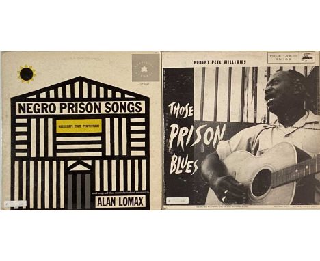 PRISON BLUES - LP RARITIES. A smashing collectors pack of 2 blues LP rarities recorded at state penitentiaries. Titles includ