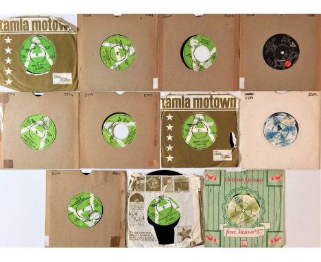 UK TAMLA MOTOWN 7" DEMOS. Mega pack of 11 x original UK Tamla Motown 7" demos including many 'green/white' rarities! Titles a