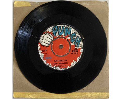 KEN BOOTHE - ARTIBELLA 7" (ORIGINAL UK RELEASE - PUNCH PH 30). A top copy of this tuff 1970 cut from Ken Boothe with Artiebel