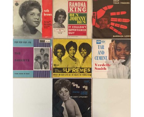 FEMALE SOUL/BLUES/R&amp;B - 60s EU EP/PICTURE SLEEVE 7" RARITIES. Another 7  x superb 60s original EPs/7" picture sleeve copi