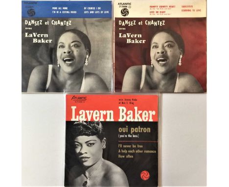 LAVERN BAKER - 60s FRENCH ATLANTIC EP RARITIES. More from the undisputed Queen of R&amp;B with these 3 x extremely hard to so