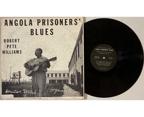 ROBERT PETE WILLIAMS - ANGOLA PRINSONERS' BLUES LP (LFS A-3). They don't come more authentic than blues LP rarity. Recorded o