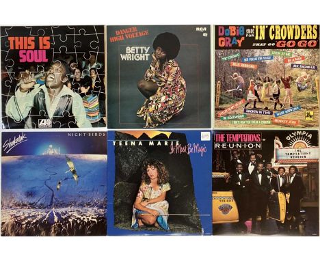 SOUL/FUNK/DISCO - LPs PLUS 12". Brill grooves with this collection of around 103 x (mainly) LPs which includes some 12". Arti