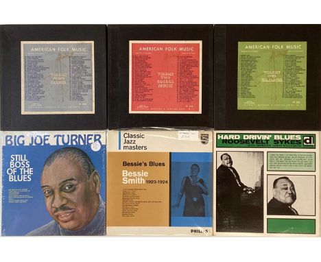 JAZZ/ BLUES - LPs. A smashing collection of around 75 LPs. Artists/ titles include American Folk Music LP Box-Sets Vols One: 