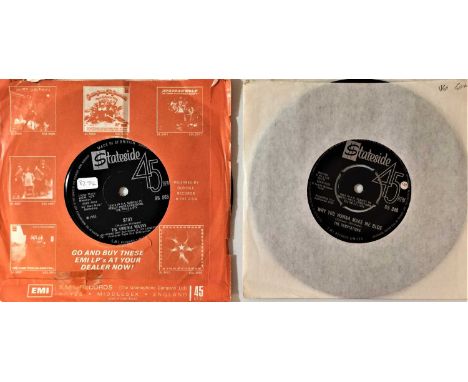 THE TEMPTATIONS/THE VIRGINIA WOLVES - UK STATESIDE 7" RARITIES. 2 x essential stock UK Stateside 7" cuts from '64 and '66. Ti