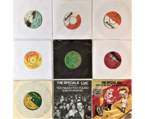 REGGAE - 7" (ROOTS/ROCKSTEADY/SKA/2-TONE ) - MANY LATE 60s/EARLY 70s UK RARITIES. Boss sounds with this pack of 13 x 7" large