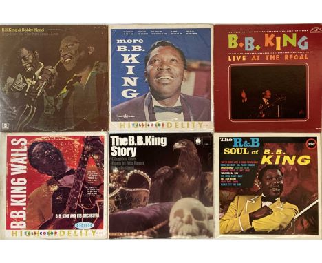 BB KING - LP COLLECTION. A superb selection of 14 LPs by BB King. Titles include Live At The Regal (ABC 509, Record is Ex/ sl