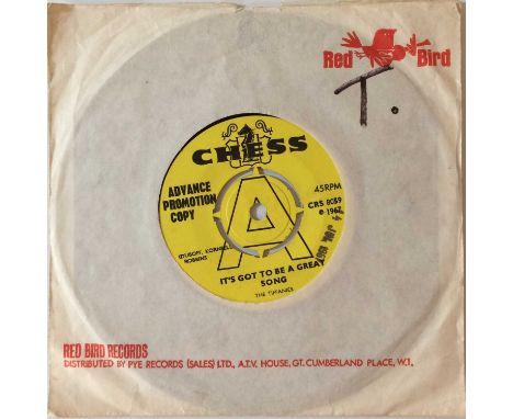 THE TIFFANIES - IT'S GOT TO BE A GREAT SONG 7" (ORIGINAL UK DEMO - CHESS CRS 8059). 'Great songs' indeed from the trio with t