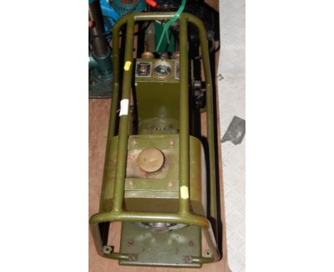 An Acco stationary engine probably mid 20thC, No 3773/95 with tree connect switch, C A V gauge and articulate buttons, petrol