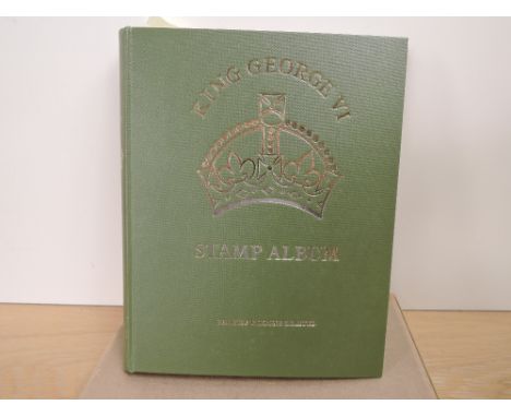 KING GEORGE VI STAMP ALBUM BY SG (2nd EDITION) WITH MINT STAMP COLLECTION
Fine 2nd Edition KGVI album for all GVI and EVIII i