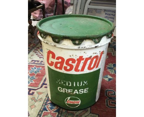 Vintage Castrol medium grease can, no reserve