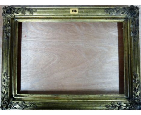 An early 20th century gilt plaster frame, a folio containing four modern prints, including C Rothenburg, June Wayne, Jan Stus