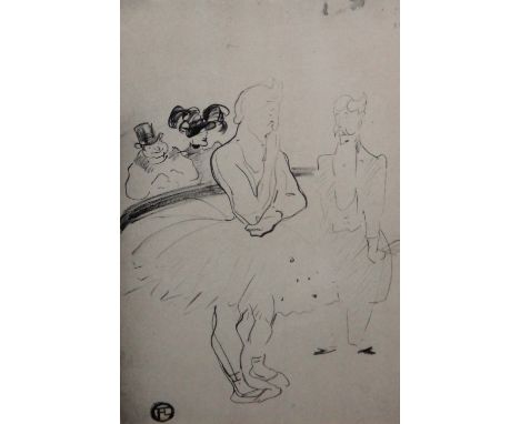 Henri De Toulouse Lautrec (1864-1901), The show, lithograph, 35cm x 23cm.