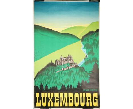 Benoy; Grande-Duche de Luxembourg', circa 1935, lithograph in colours, 100cm x 62cm , rolled.