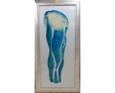 Kane Jones (contemporary), Moody Blues, enamel on perspex, inscribed verso, 94cm x 39cm.  B1