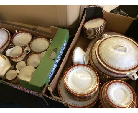 An Aynsley tea and dinner set in the 'Durham' design.