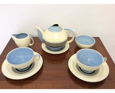 A Susie Cooper tea set pattern number 501.