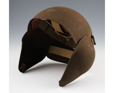 A US Air Force M3 flak helmet with green finish plus liner, c.1943.