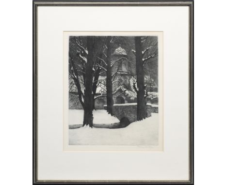 Franz Hecker (1870 Bersenbrück - 1944 Osnabrück)"Barenaue". OriginaltitelRadierung u. Aquatinta/Papier, 1921. R. u. sign.; Wv