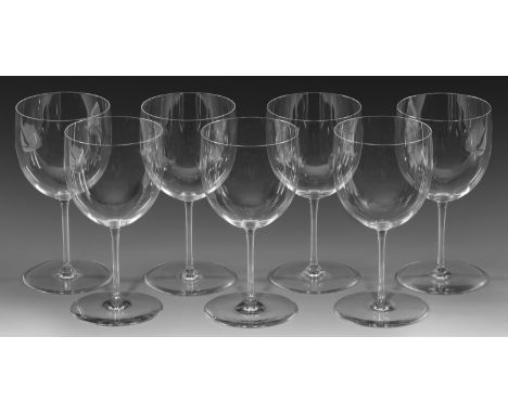 Set of Six Moser Fancy Wine Glasses (Lot 131 - Collection from Dr