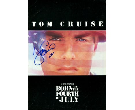 CRUISE TOM: (1962-&nbsp;&nbsp;&nbsp;&nbsp; ) American actor, an Academy Award nominee. A printed 4to colour synopsis brochure