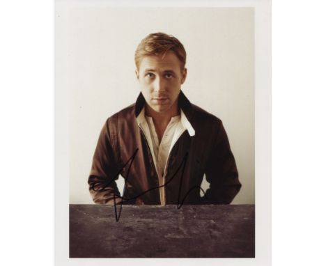 CINEMA: A good selection of signed 8 x 10 photographs by various film Actors and Actresses, comprising Ryan Gosling, Kim Basi