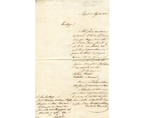 ROTHSCHILD CARL MAYER VON: (1788-1855) German-born banker in the Kingdom of the Two Sicilies and the founder of the Rothschil
