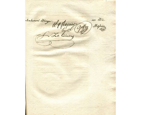 [LOUIS XVI &amp; MARIE-ANTOINETTE]: (1755-1793) Last Queen of France 1774-92, as spouse of Louis XVI. Youngest daughter of Em