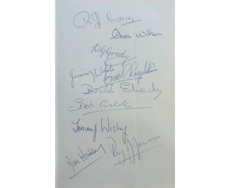 GREAT TRAIN ROBBERY THE: A rare multiple signed hardback copy of The Train Robbers by Piers Paul Read, First Edition publishe
