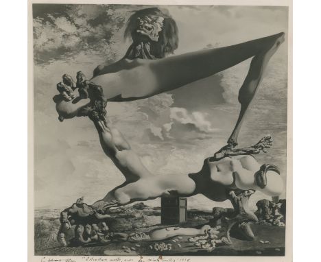 DALI SALVADOR: (1904-1989) Spanish Surrealist Painter. A good and attractive 9 x 9 photograph, entitled and dated in Dali´s h