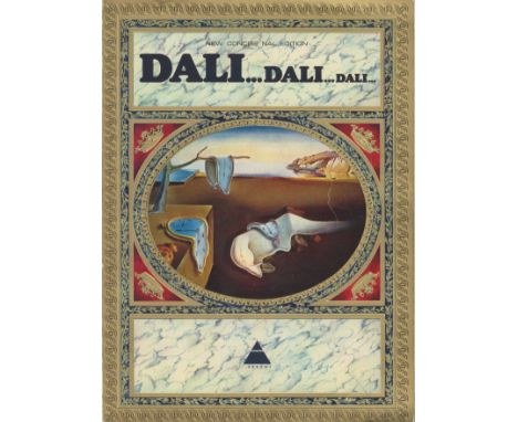 DALI SALVADOR: (1904-1989) Spanish surrealist artist. Book signed and inscribed, being a softcover edition of Dali…Dali…Dali 