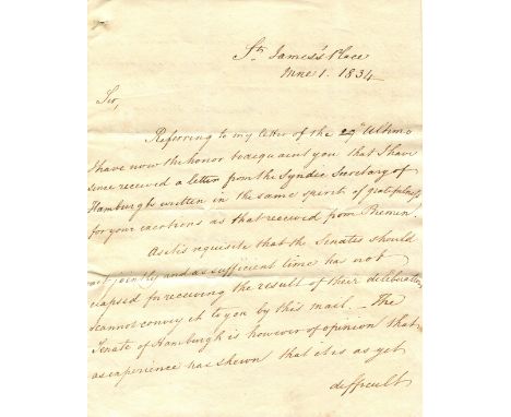 [MOROCCO]: COLQUHON JAMES: (1780-1855) British Diplomat who represented the interests of various German cities in Great Brita