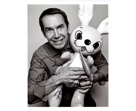 KOONS JEFFREY: (1955- ) American Artist. His works deal with popular culture, his sculptures depict simple objects, including