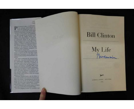 CLINTON BILL: (1946-&nbsp;&nbsp;&nbsp;&nbsp; ) American President 1993-2001. Book signed, being a hardback edition of My Life