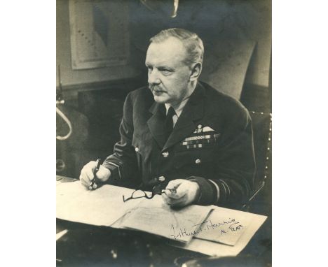 HARRIS ARTHUR T.: (1892-1984) British Marshal of the Royal Air Force, Air Officer Commanding-in-Chief of RAF Bomber Command d