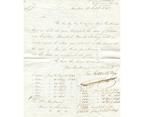 ROTHSCHILD BARON LIONEL DE: (1808-1879) British Jewish banker, politician and philanthropist, the first practicing Jew to sit